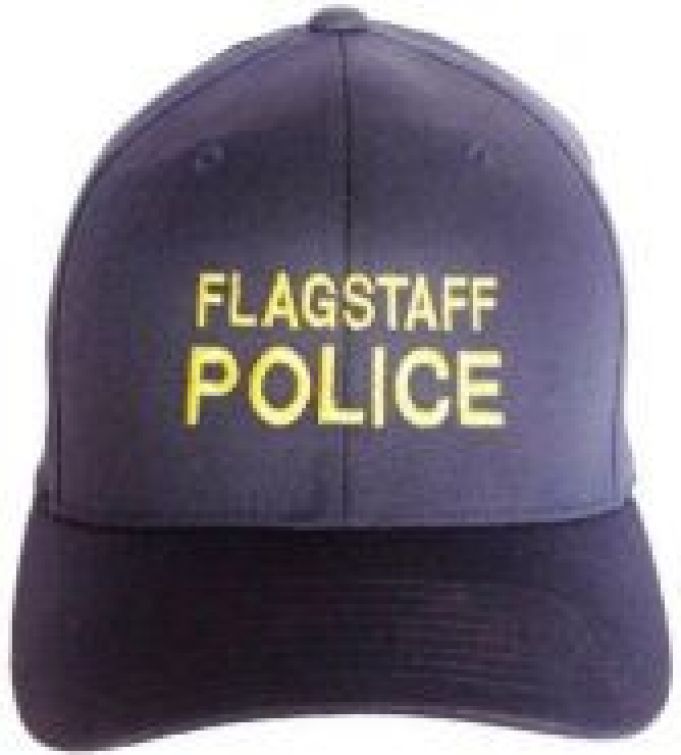 FLAGSTAFF POLICE FLEX FIT BALL CAP - NAVY.